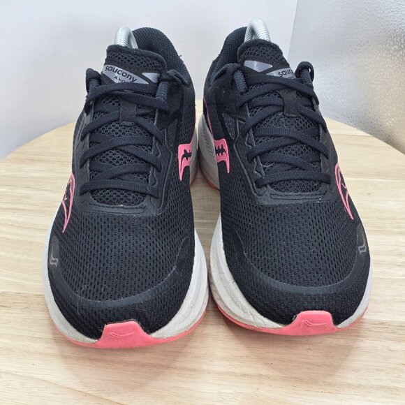 Saucony Black & Pink Sneakers Axon 3 Running Shoes Women’s - Size 8.5 - Picture 4 of 9